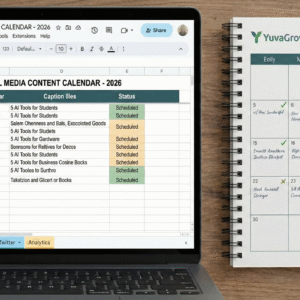 365-Day Social Media Content Calendar Template